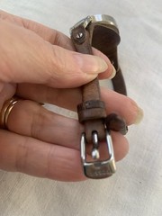 Fossil Classic Women’s Analog Gold-Tone Watch Brown Leather Strap needs battery