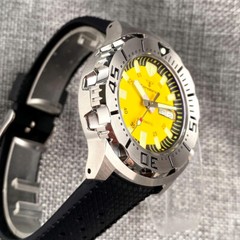 20ATM 42mm Tandorio Monster Yellow NH36 Automatic Watch Mens Watch Sapphire