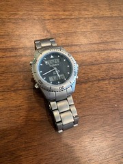 Vintage 1990s St. Moritz Format 2 Titanium Chronograph Watch (Ana-Digi)
