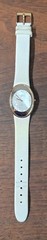 Skagen Denmark White Leather & MOP Inlay Women’s Watch 648SRLW Japan Quartz