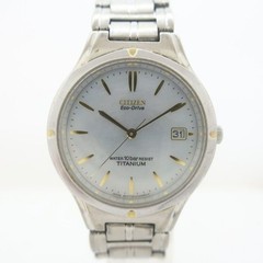 Citizen E110-K18116 Solar-Powered Titanium Silver