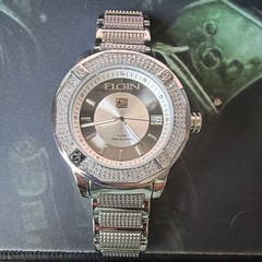 Elgin Men’s Crystal Accent Watch (Model FG160032)