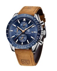 Reloj Cronografo De Silicona Con Esfera Luminosa Para Trabajo Y Deporte
