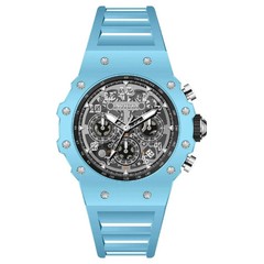 Invicta Racing Vaulthan Men’s Watch 44mm 69674 Limited Ed Lt Blue New