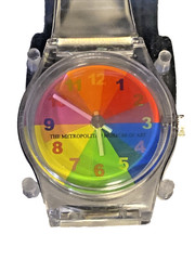 Metropolitan Museum of Art NY Color Magic 25mm Watch New Battery Tested Works