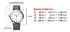 Baume & Mercier Riviera 5131.2 Vintage Quartz Men’s Watch 34mm Roman White Dial