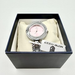 NEW MONTRES PRESTIGE x INVICTA Women’s Diamond Bezel Pink Silver Watch 28MM