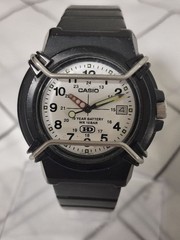 Casio HDA-600 2719 Watch Military Navy Pilot 4.2cm Dia / 19.5cm Wrist