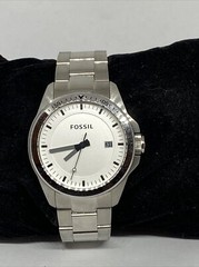 Fossil PR5442 Men’s Silver Stainless Steel Analog Dial Quartz Wrist Watch JK808