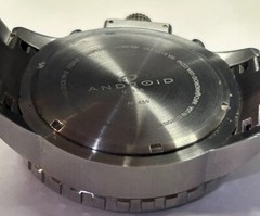 Android USA AD459 Silver/Blue 45mm 500m Chronograph Left-Handed Persons Watch
