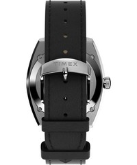 Mens Automatic Wristwatch TIMEX MARLIN TW2V62100 Leather Black