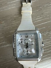 Casio Sheen Women’s Watch Crystal Pave White Silver