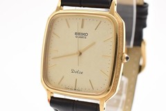 Vintage Seiko Dolce 9531-5000 Quartz Men’s Watch Japan Made Gold-Tone Dress