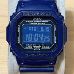 Casio G-Shock G-5600CC-2 Blue LCD Tough Solar Square 5600 Men’s Digital Watch