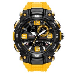 SMAEL Men Watch Digital Quartz Wristwatch LED Electronic Alarm Sport Watches
