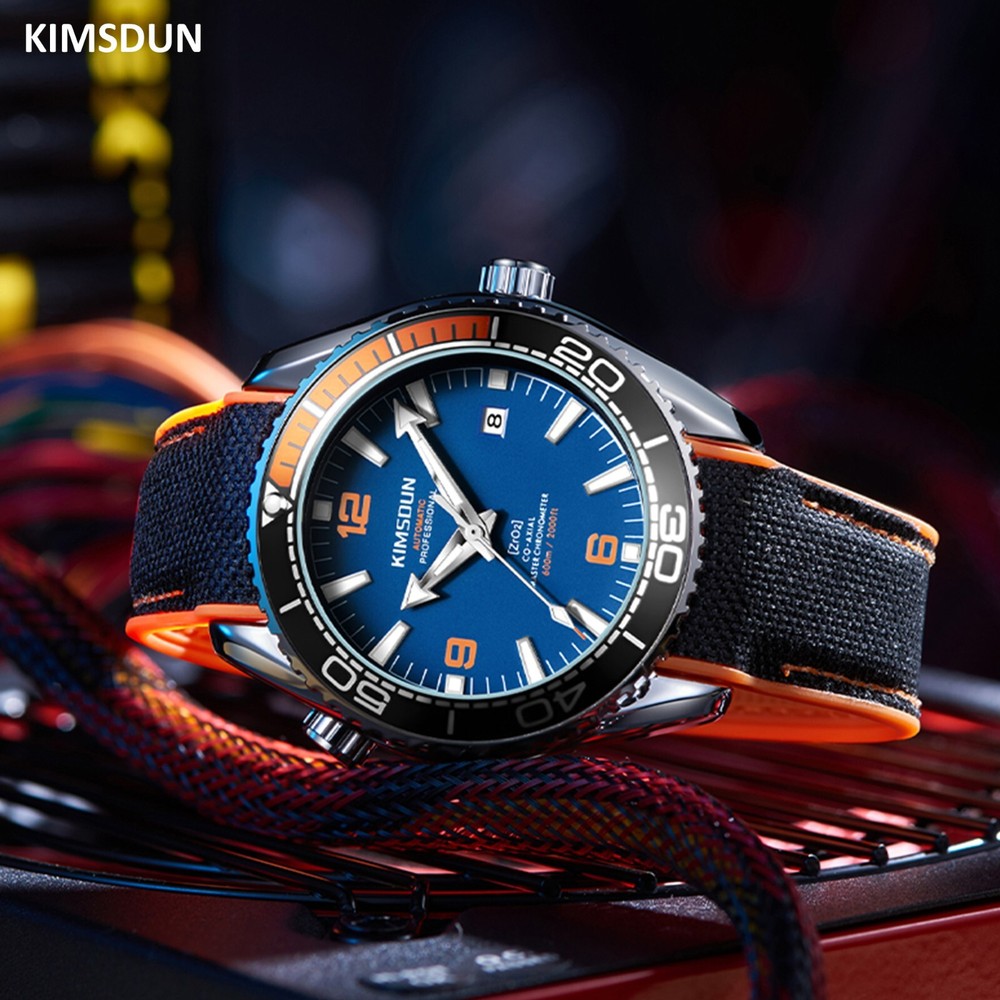 KIMSDUN Stylish Sport Watches, Date Calendar, Automatic Mechanical Wristwatch
