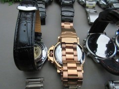 Men’s Watch Lot of 15 Weide/Megir/Curren/Dufonte & More Non-Working Parts/Repair