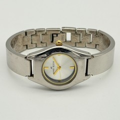 Women’s ANNE KLEIN Silver Tone Glossy Classic Quartz Bracelet Watch 26mm 10/1251