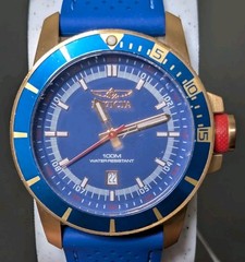 Invicta Pro Diver / Ocean Baron Watch (Model 10736) with Alpine Straps