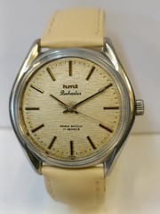 HMT BAHADUR 17 JEWELS WINDING TEXTURE LIGHT BROWN DIAL 0231 INDIA MEN’S WORKING