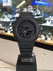 Casio G-Shock GA-2100-1A1DR CasiOak Full Black Analog Digital Watch 200M