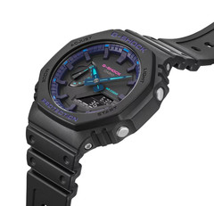 Casio G-Shock Analog/Digital Black Resin Watch GA-2100VB-1A