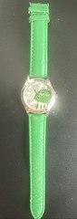 ÀVON GREEN M&M WATCH Blowing a Kiss 2016 japan movement New Battery Running