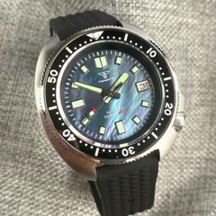 44mm Sapphire Glass Shell Dial NH35A 200m Diving Automatic Men’s Watch Luminous