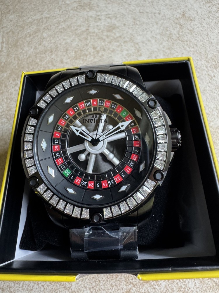 Invicta Specialty Roulette Monte Carlo 28715 Automatic 52mm FULL SET MSRP $1595