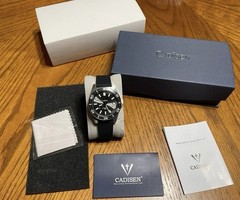 Cadisen C8207 Men Automatic Divers Watch 38MM 62 mas Homage