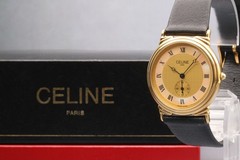 [N MINT w/ Box] CELINE H2903-3 MOP Roman Small Second 32mm Quartz Unisex Watch