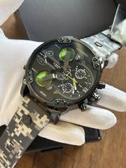 Diesel DZ7311 Mr.Daddy 2.0 Black Dial Multicolor Leather Chronograph Men’s Watch