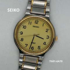 SEIKO SPIRIT Quartz 7N01-6A70 Watch Wrist 20.5cm From Japan