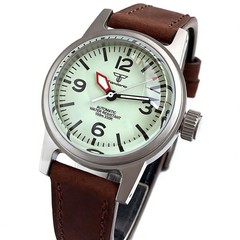 Tandorio 20ATM 36mm Mens Vintage Pilot Auto Watch For Miyota 8215 Sapphire Glass