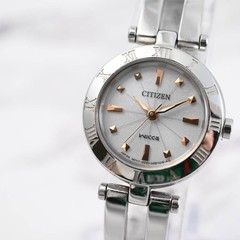 Operational item CITIZEN wicca ladies’ wristwatch Eco Drive Roman numeral bezel