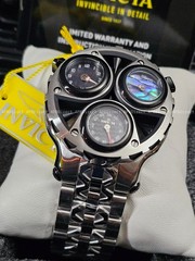 Invicta – CERBERUS – Tri 3 Movements Carbon Fiber Abalone MOP Dials mens watch