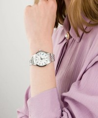 Timex Heritage Women’s Quartz Watch White Dial Stainless Steel 34mm TW2U23400
