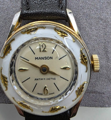Vintage (1960s) Manson Swiss-made Mechanical Runs Fine VG Condition