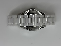 Fossil Riley Women’s Watch Ceramic Bracelet White CE1002 Stainless Steel Works￼