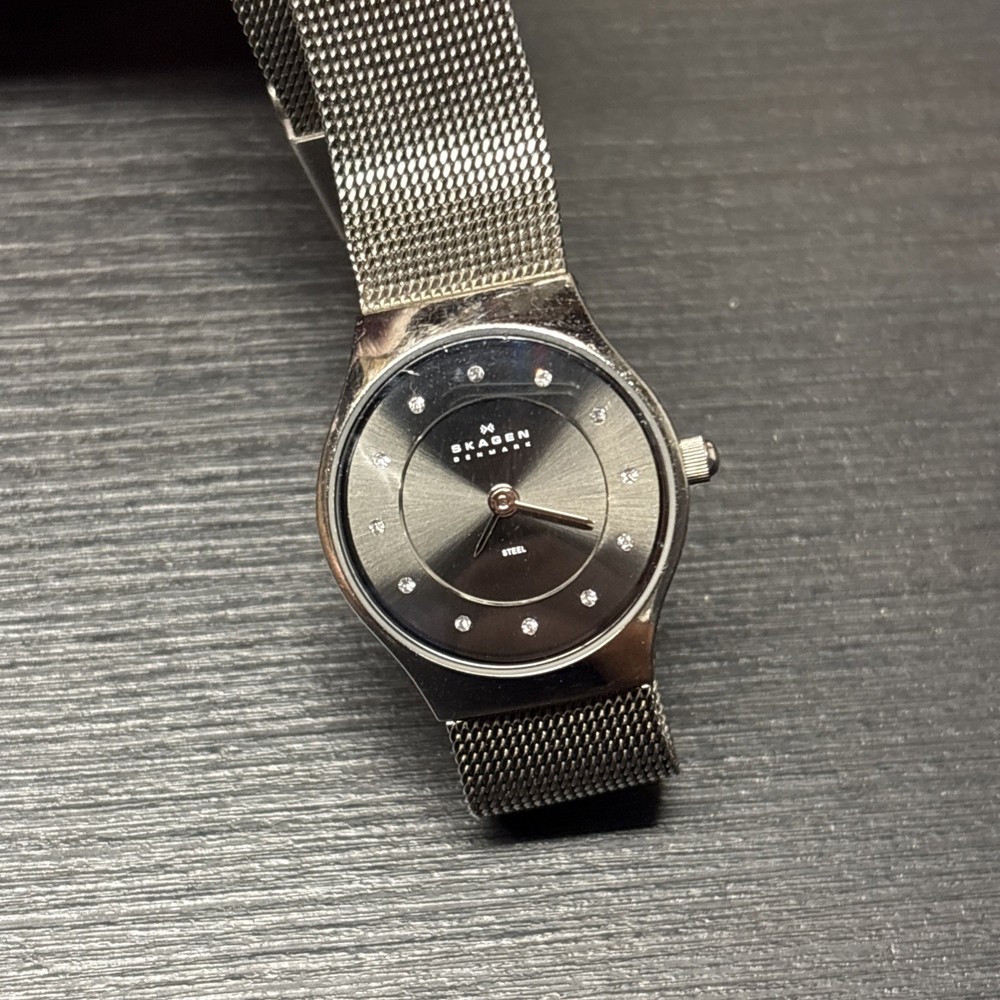 Skagen Denmark Steel Ladies Watch 233XSSTM 24mm Miyota Co 5Y20 Movement