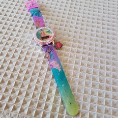 Barbie Digital Quarty Watch Mattel 2023 Rhinestones Charm 8.5 inches Lights Up