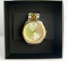 Invicta Specialty Oxford Men’s Watch 43mm Two-Tone Gold Steel 47484 New In Box