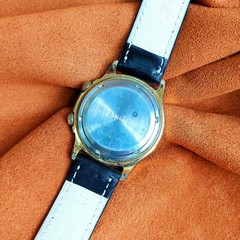 Soviet Vintage Men’s Watch Sekonda Soviet Wristwatch 18 Jewels Black Dial