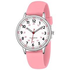 TWOPTION Nurse Watch for Women Waterproof Analog Silicone Watch with Second H…