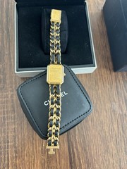 Ladies Chanel Premiere Black Chain Watch, 1987 Edition, Size L