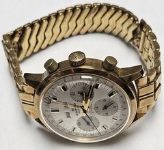 Wakmann Triple Calendar Chronograph Valjoux 730 Watch 73.1308.21 w Box & Papers