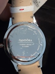 White Pandora Watch Imagine Grand Silver/White with Diamond Bezel – 811007WH