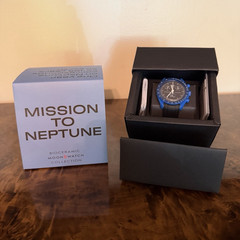 OMEGA x Swatch Mission to Neptune 42mm Blue w/ Box Manual
