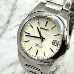 SEIKO perpetual calendar new battery men’s wristwatch rare