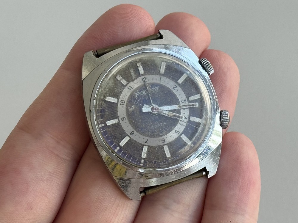 Vintage Watch Poljot 18 Jewels Mechanical USSR Men’s